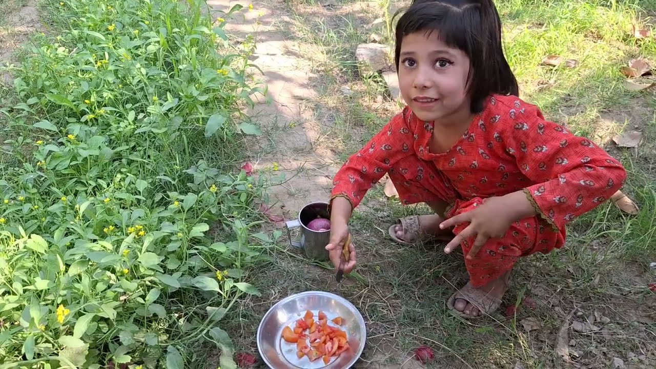 Little Chef Washing & Cutting Vegetables 🥕🥬