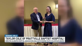 Morning Smile: Local hospital volunteer recognized for professionalism