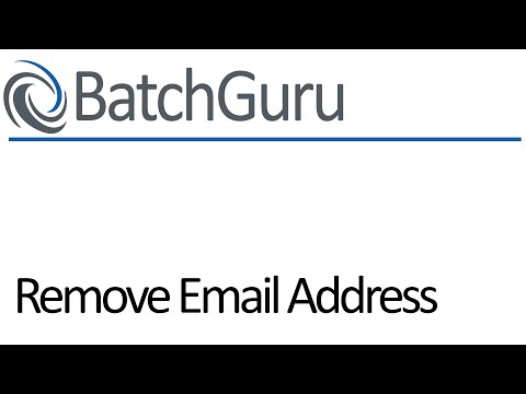 112 - Remove Email