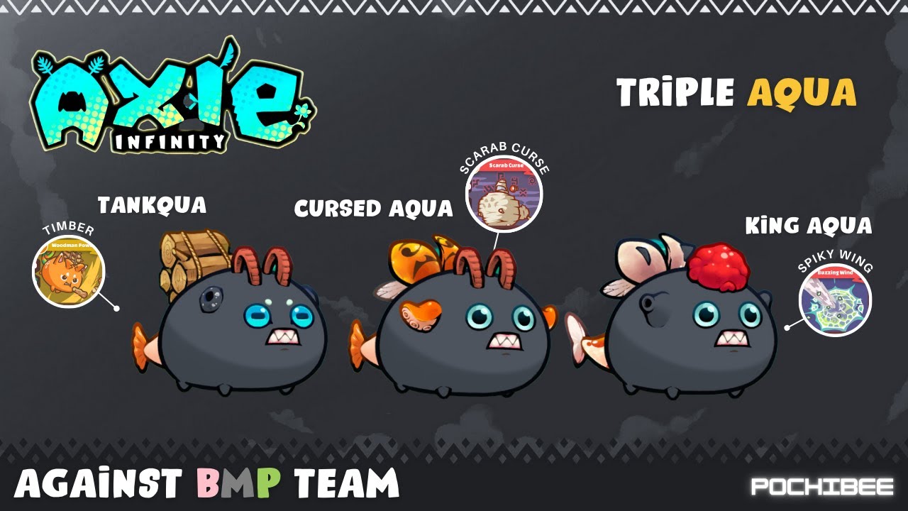 Triple Aqua vs BMP team | Axie Infinity Classic