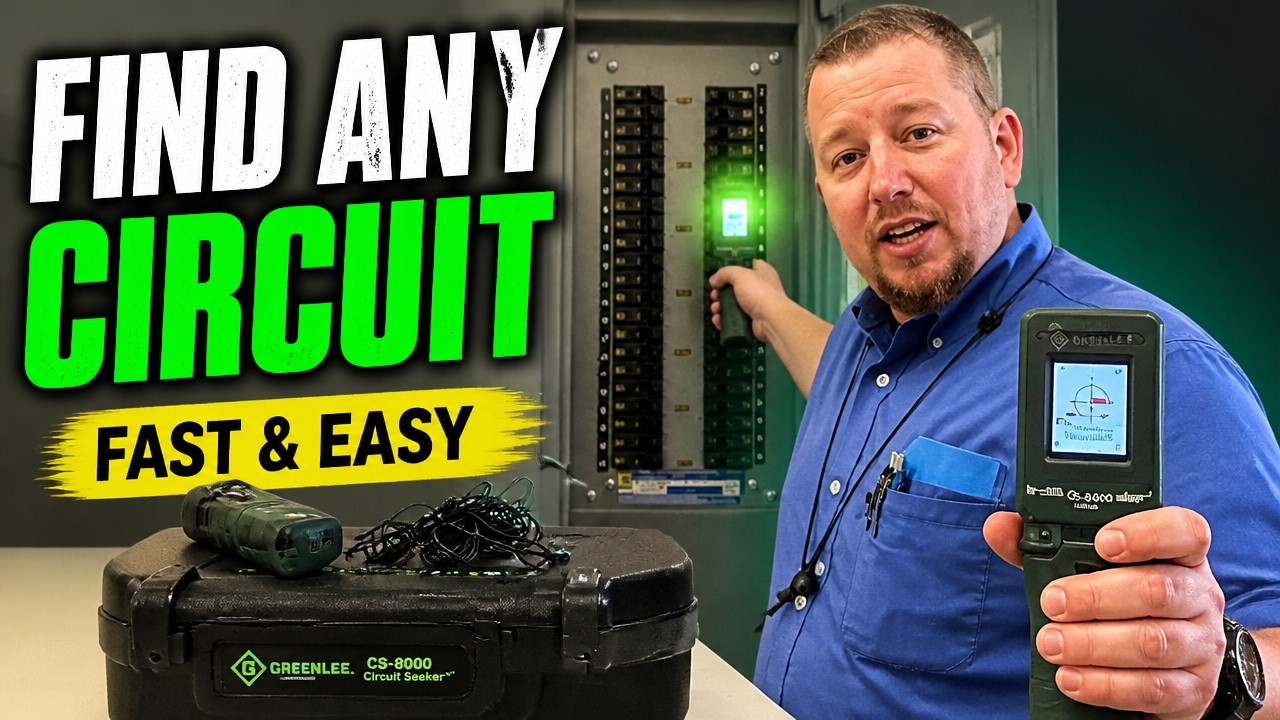 Greenlee CS 8000 Circuit seeker - YouTube