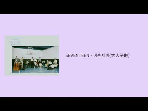 SEVENTEEN - 어른 아이(大人子供)[カナルビ]