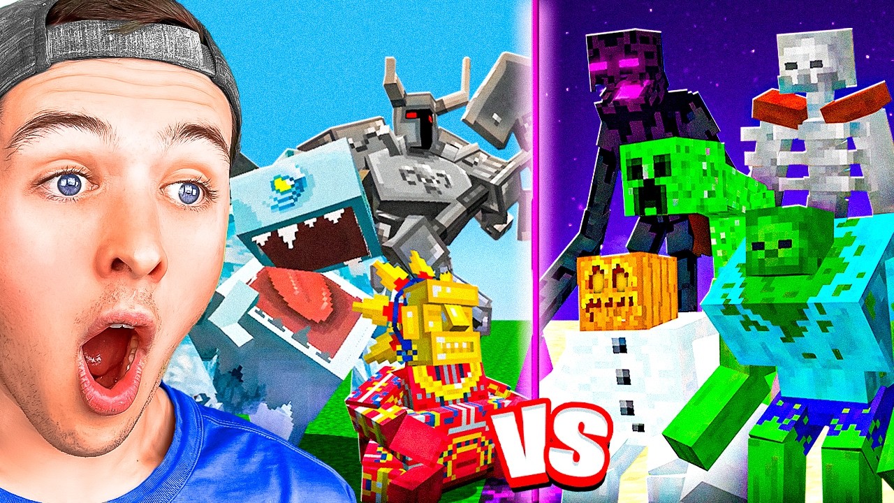 MOWZIES MOBS против MUTANT MOBS (кто сильнее?)