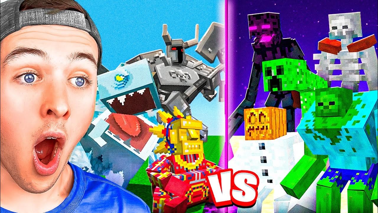 Mowzies mobs vs mutant mobs who is stronger youtube
