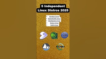 5 Independent Linux Distros 2025