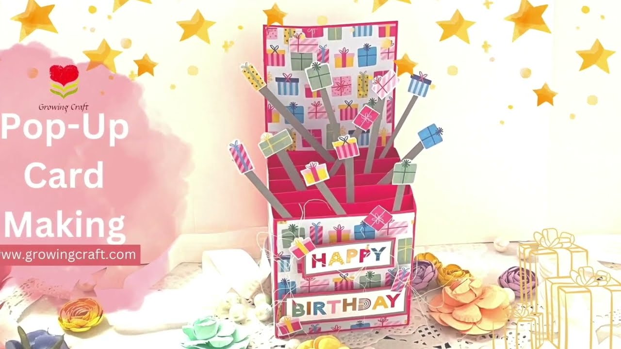 Pop up Box Tutorial | Birthday Box | How to Make pop-up card I tutorial