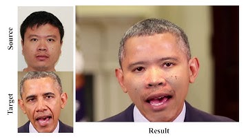 Real time Face Video Swapping From A Single Portrait