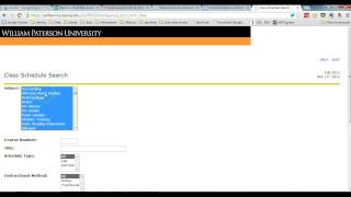 Finding the courses that meet your requirements