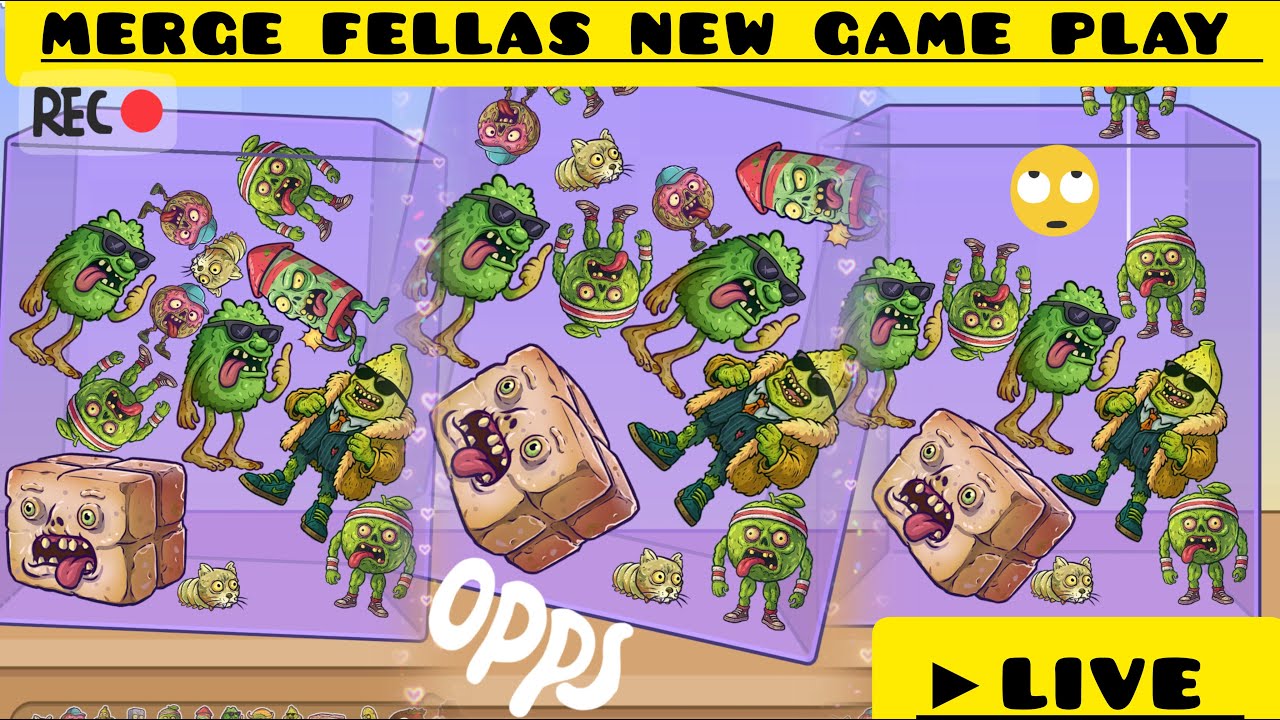 merge fellas new update zombie brainrot 2 high score game play live stream