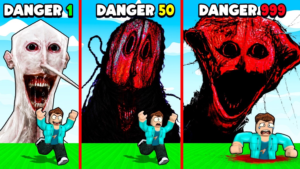 ESCAPING THE SCP MONSTER IN ROBLOX !!