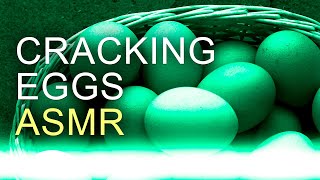 CRACKING EGGS SOUNDS ASMR  - NO TALKING -  FOR SLEEP AND RELAX *crinkle*