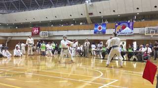20171001 第29回野口会大会 成年男子有段者組手 砂川貴洋2回戦