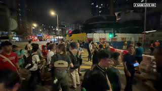 觀塘封路 LIVE  |  裕民坊及同仁街於28日凌晨零時起正式永久封閉   禁止所有車輛駛入   近20條巴士及小巴路線須改道  的士站撤走  |  觀塘裕民坊  | SAMi LIVE HK