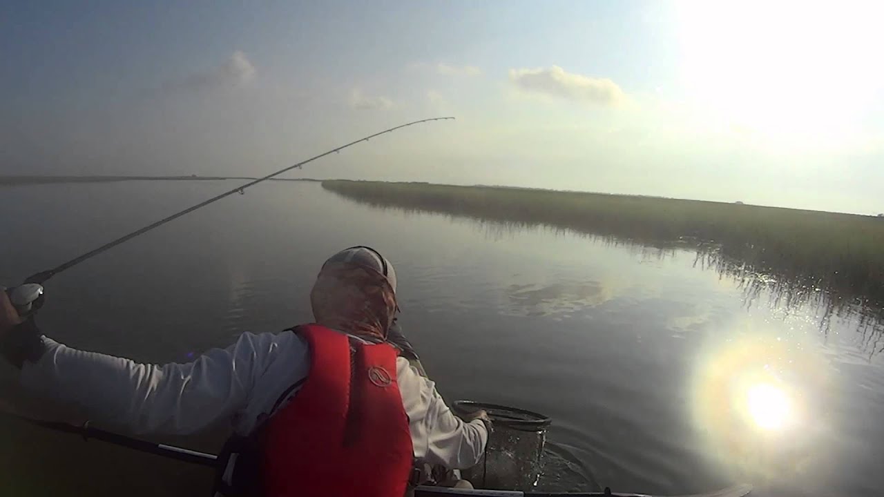 Kayak Fishing Freeport Marsh YouTube