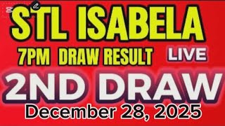 STL Isabela Result 7pm Draw December 28,2025