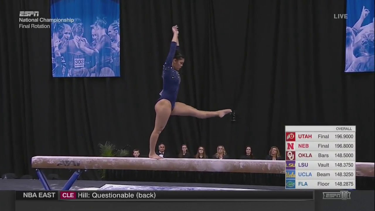 Grace Glenn (UCLA) 2018 Super Six Beam 9.9375 - YouTube