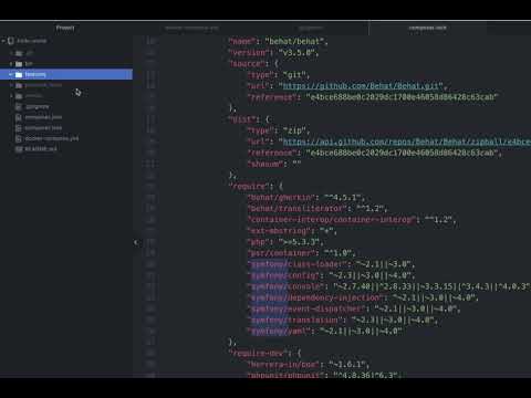 behat test feature
