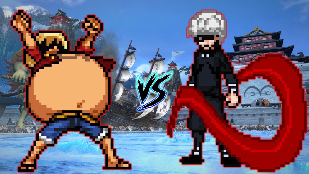 🤬LUFFY V6 VS G1 KANEKI V2 IN JUMP FORCE MUGEN