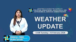 Public Weather Forecast Issued At 5 Am February 10, 2026 - Tuesdday