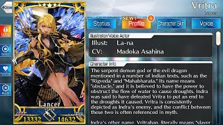 Fate/Grand Order part 1499: Santa Karna's and Vritra's profiles