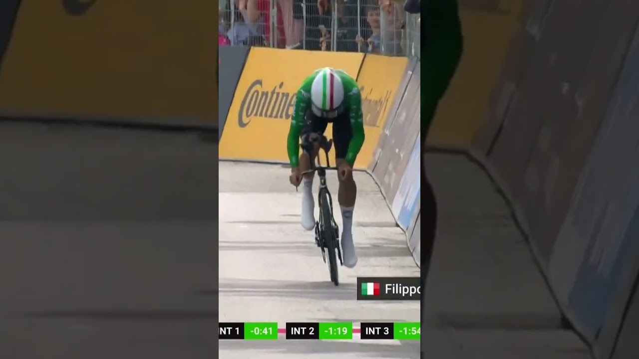 55km/h for 42 kilometres! π± Filippo Ganna goes fastest with a crazy average speed at the Giro.