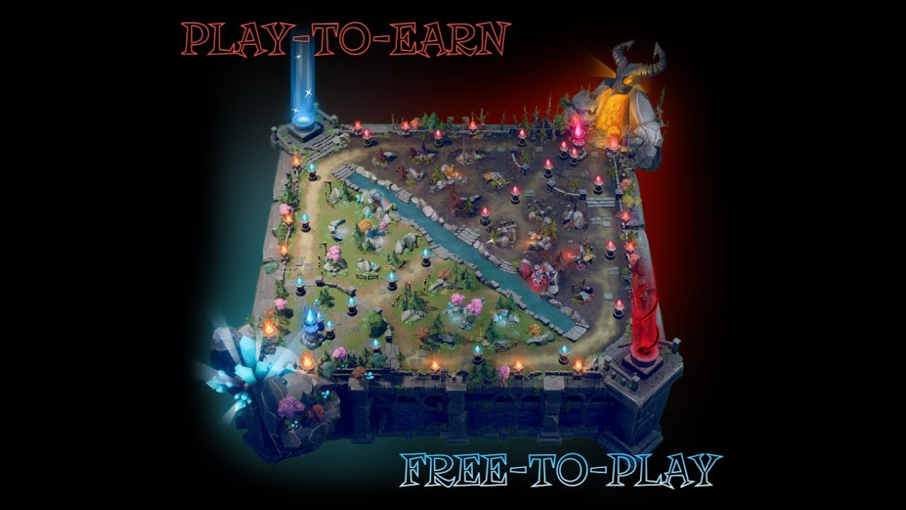 League of Ancients MOBA MADNESS IN THE BLOCKCHAIN Gameplay