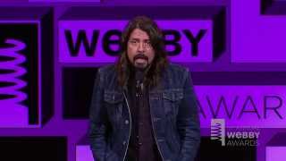 Dave Grohl Presents The ALS IceBucket Challenge at The Webby Awards