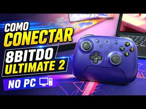 Capa do vídeo: Como CONECTAR 8BITDO ULTIMATE 2 no COMPUTADOR - PC