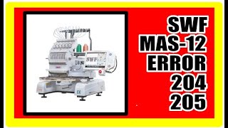 Swf mas 12 - error 204 - 205