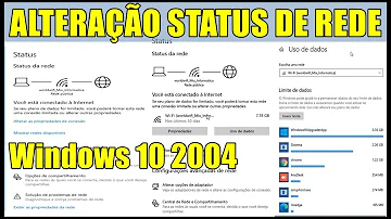 Como verificar o status de rede?