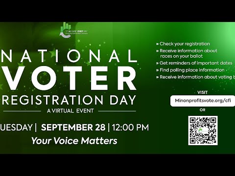 National Voter Registration Day!