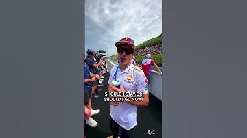 Thumbnail of Marc, have you ever heard the song 'Should I stay or should I go now'? 😂 | 2023 #JapaneseGP