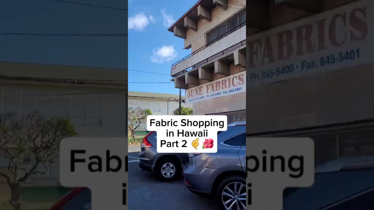 June Fabrics Hawaii Fabric Haul: Palaka, Hawaiian Prints & Affordable Finds