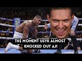 The moment usyk almost knocked out aj anthony joshua vs oleksandr usyk 12th round final seconds
