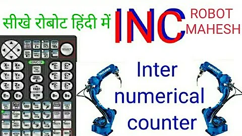 yaskawa robot Inter numerical counter mahesh # panasonic