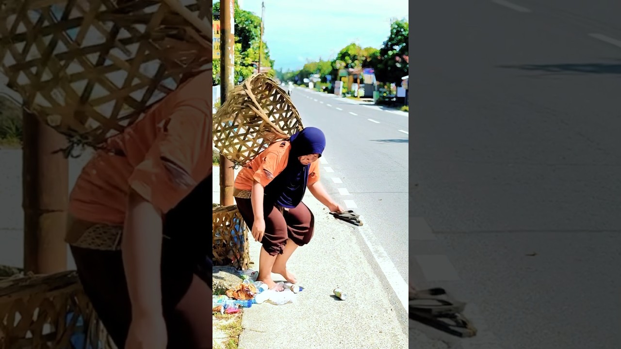 Добрый человек помогает бедной бездомной женщине ❤️ | Человечество всё ещё существует 🤲