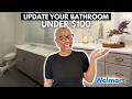 How to Instantly Make Your Bathroom Look More Expensive Using Walmart Home Decor!
