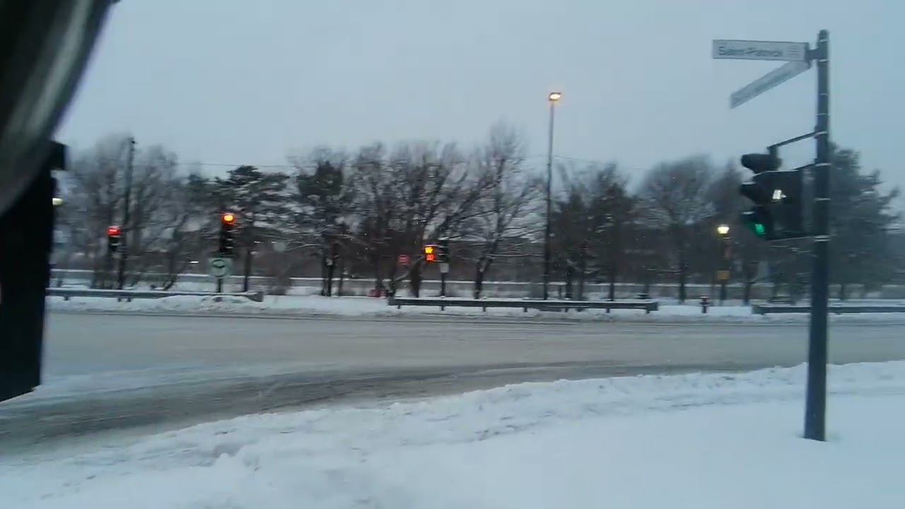 Winter bicycle ride from Verdun to... 