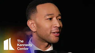 John Legend on Earth, Wind & Fire |2019 Kennedy Center Honors Backstage
