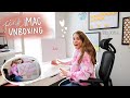 Pink M1 iMac Unboxing & Setup! I'm obssesed with this thing. | vlogmas day 14