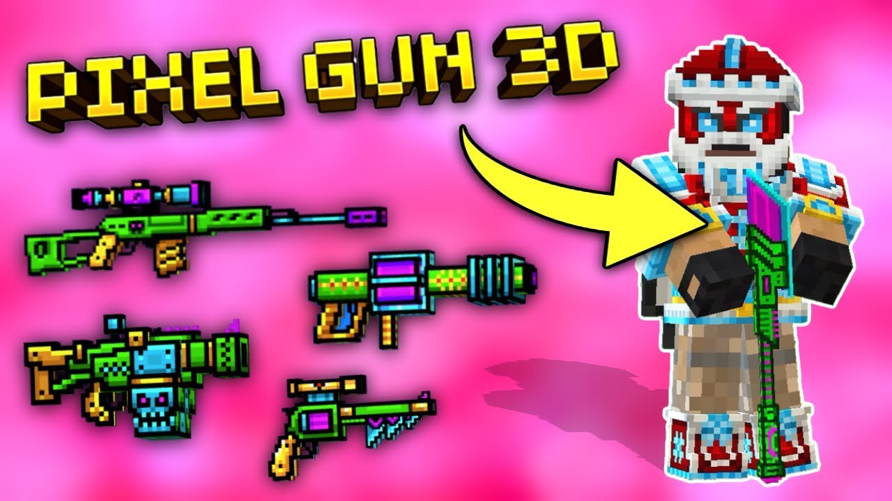 USING ALL ADAMANT WEAPONS!! | Pixel Gun 3D (Gameplay)