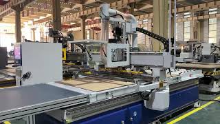 4×8ft SUDIAO CNC Nesting Machine + auto labeling system — your all-in-one solution for panel