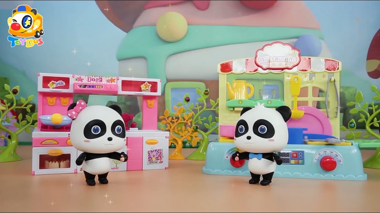 奇妙玩具故事🌟丨奇奇妙妙的中西餐爭霸賽丨玩具巴士丨兒童玩具丨英語啟蒙