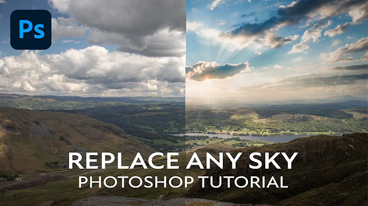 REPLACE Any Sky In Photoshop (Sky Replacement & Layer Mask Method)