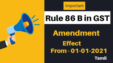 What is Rule 86B under GST| Restriction on ITC | Impact on Businesses | From Jan