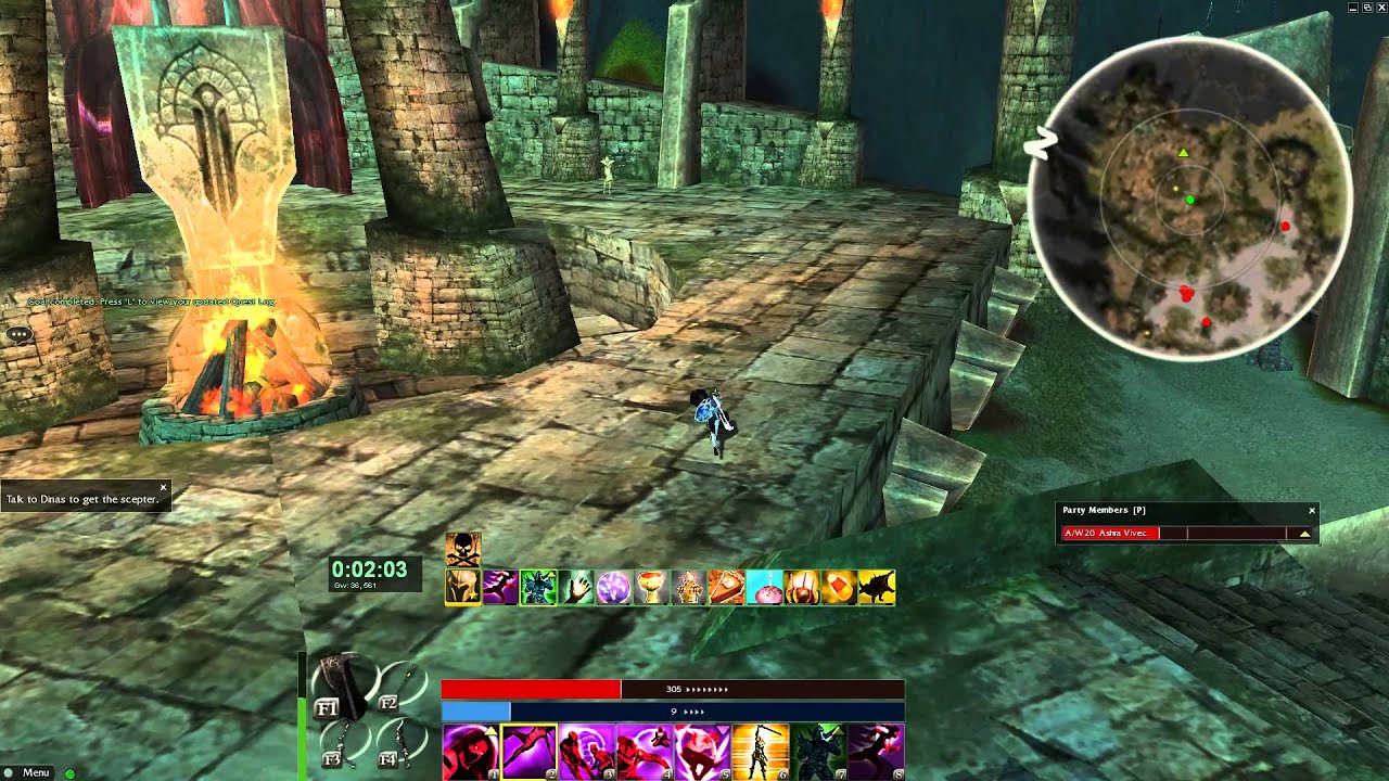 Guild Wars - Riverside Province - 3min Solo | Sin
