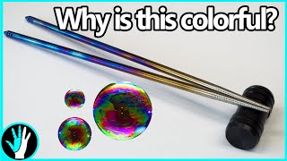 Why is Titanium so COLORFUL?  Making/Anodizing Titanium Chopsticks