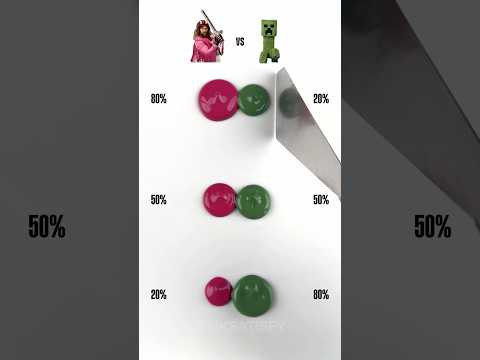 Guess The Mixed Color Of Minecraft #colormixing #satisfying #oddlysatisfying #trending