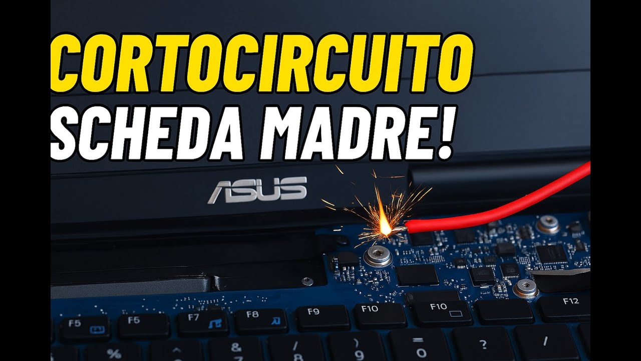 🔵💻 Blue screen sul notebook? Non era Windows: scopriamo il cortocircuito sulla scheda madre!
