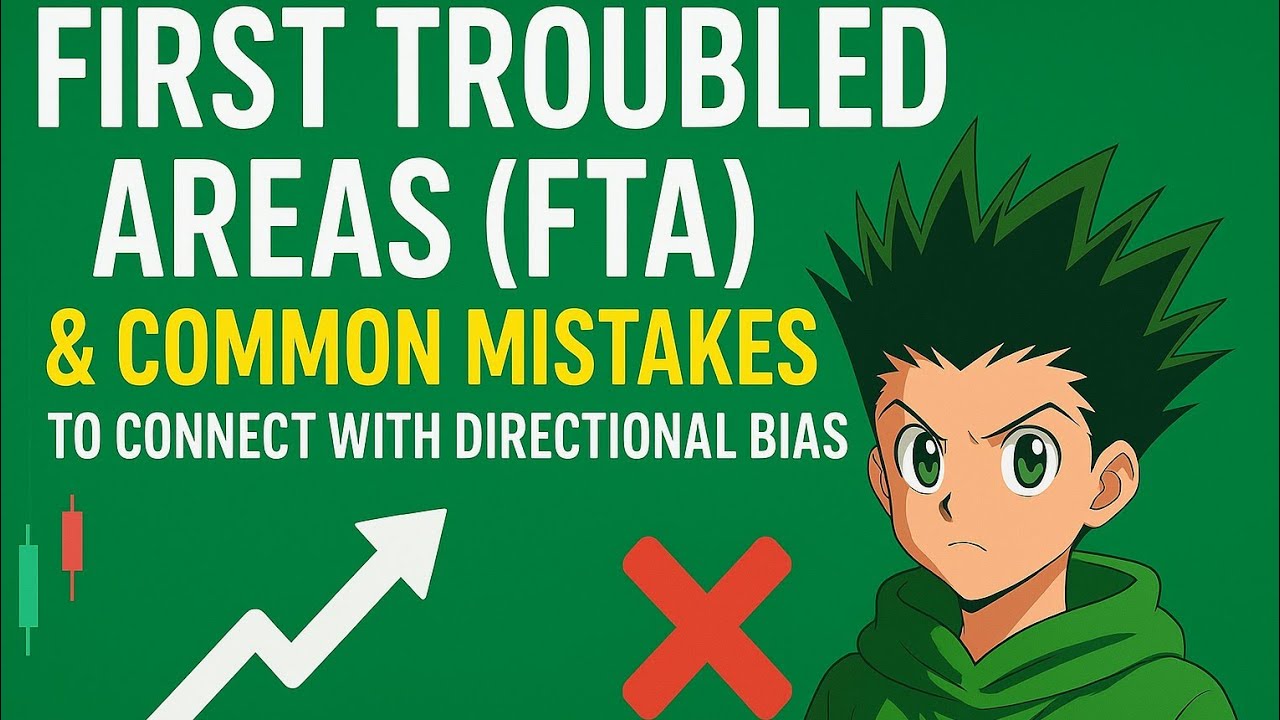 EPISODE 9: FIRST TROUBLED AREA(FTA) & COMMON MISTAKES TO CONNECT WITH DIRECTIONAL BIAS PART 1